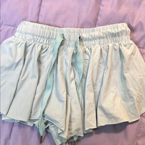 Liberty girls Light Blue Athletic Shorts- youth Smalll